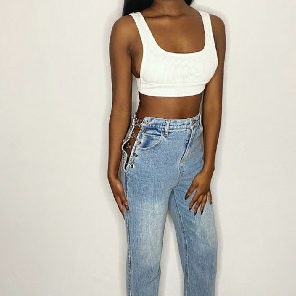 New Ribbed Bralette